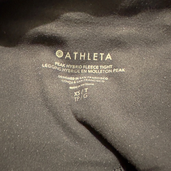 Athleta peak fleece tight - Picture 13 of 13